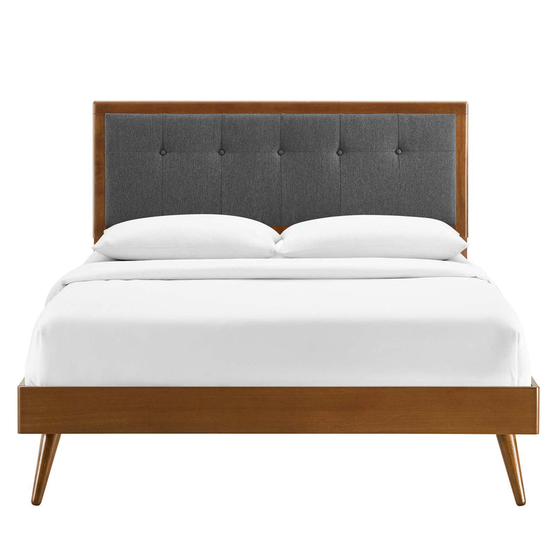 Willow Full Wood Platform Bed With Splayed Legs by Modway