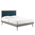 Willow King Wood Platform Bed With Splayed Legs by Modway
