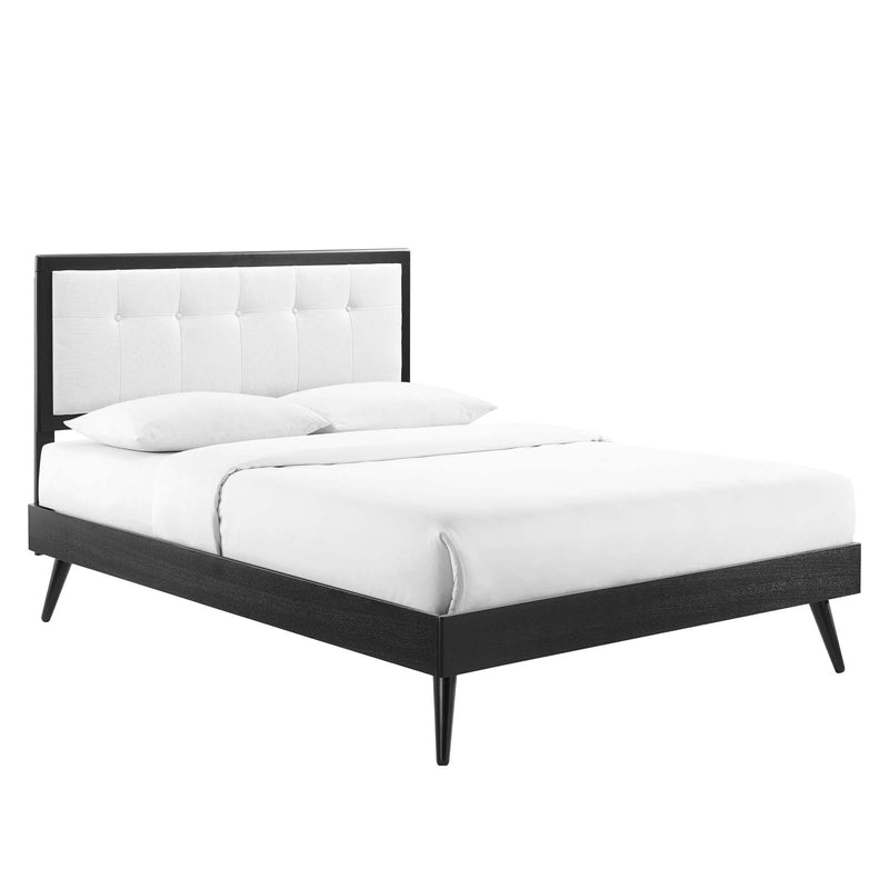 Willow Twin Wood Platform Bed With Splayed Legs by Modway