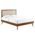 Willow Twin Wood Platform Bed With Splayed Legs by Modway