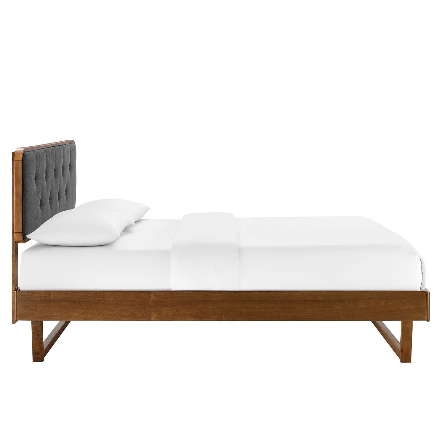 Bridgette Twin Wood Platform Bed With Angular Frame by Modway