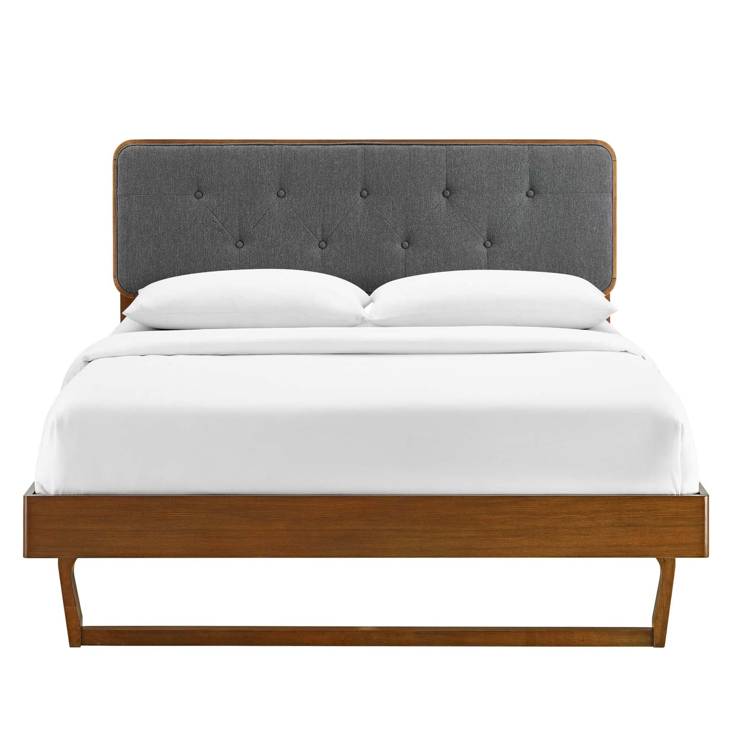 Bridgette Twin Wood Platform Bed With Angular Frame by Modway