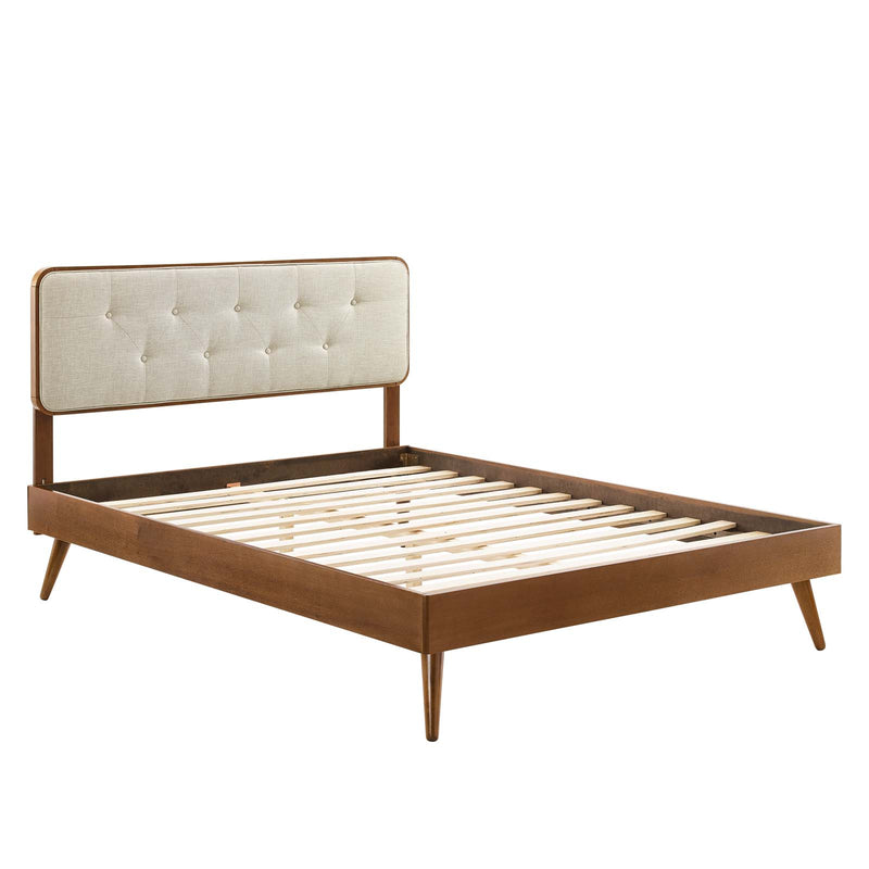 Bridgette Full Wood Platform Bed With Splayed Legs by Modway