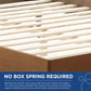 Sierra Cane and Wood Full Platform Bed With Splayed Legs by Modway