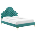 Gwyneth Tufted Performance Velvet Twin Platform Bed by Modway