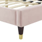 Gwyneth Tufted Performance Velvet King Platform Bed by Modway