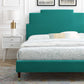 Lindsey Performance Velvet Full Platform Bed by Modway