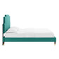 Lindsey Performance Velvet Full Platform Bed by Modway