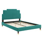 Lindsey Performance Velvet King Platform Bed by Modway