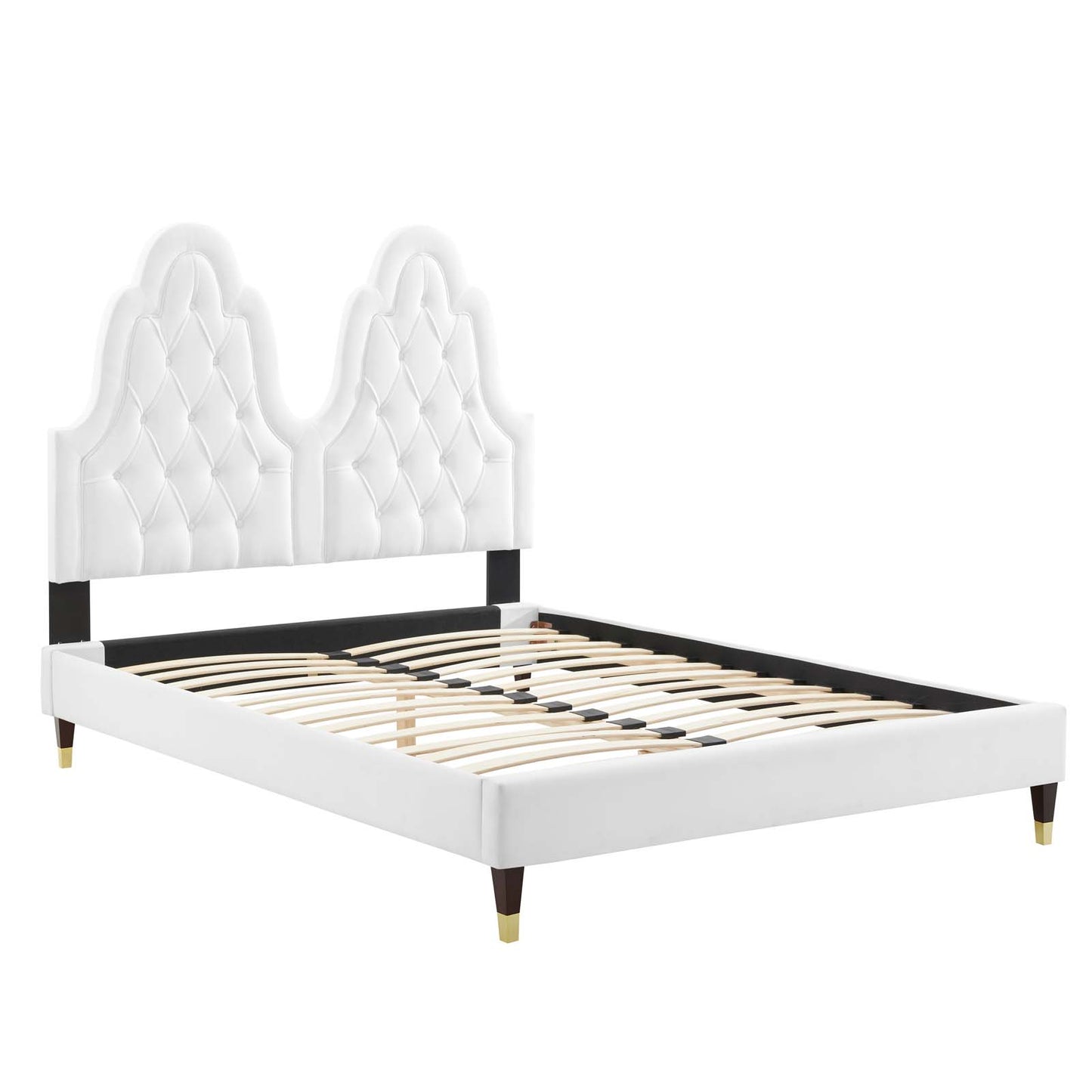 Alexandria Tufted Performance Velvet Twin Platform Bed by Modway