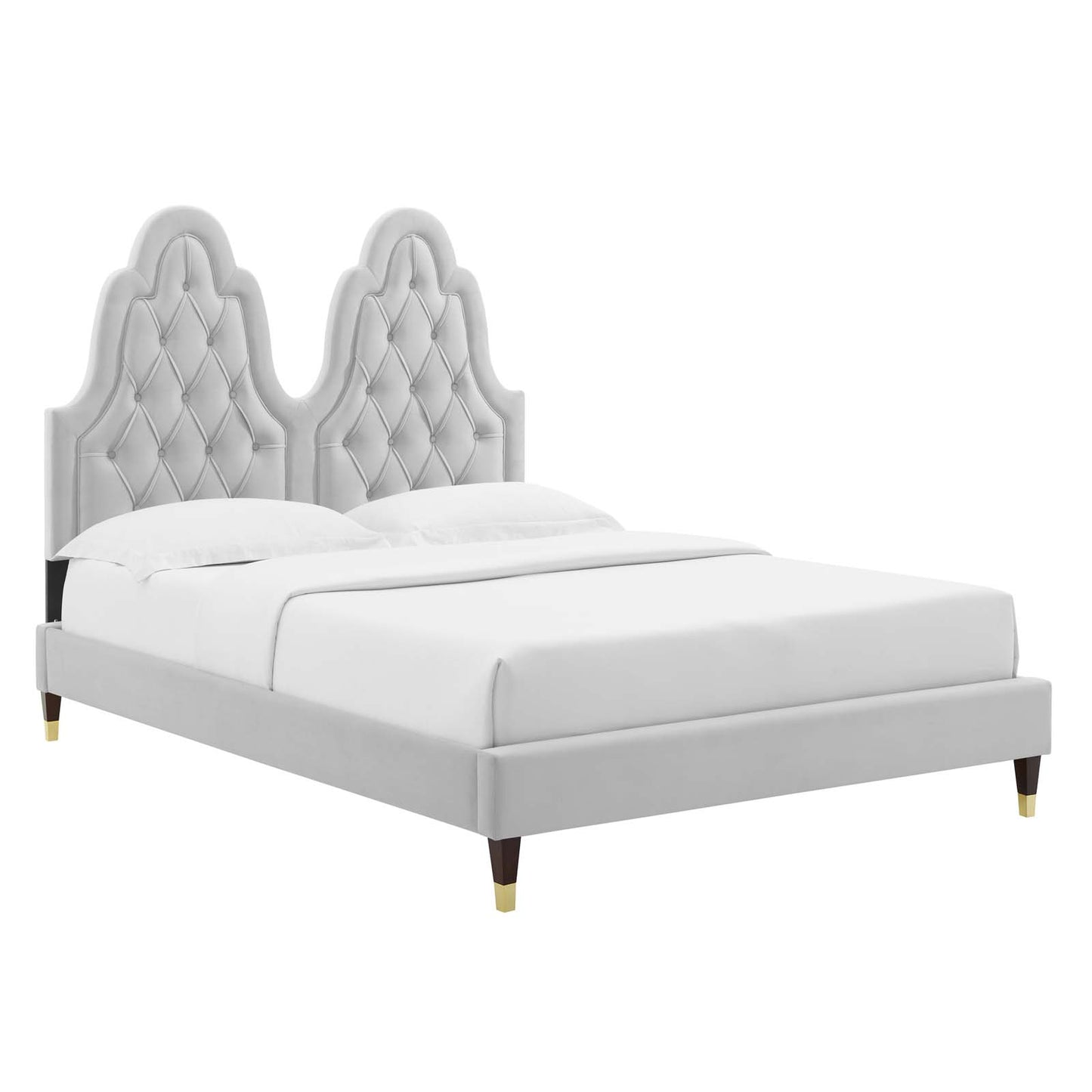 Alexandria Tufted Performance Velvet Full Platform Bed by Modway