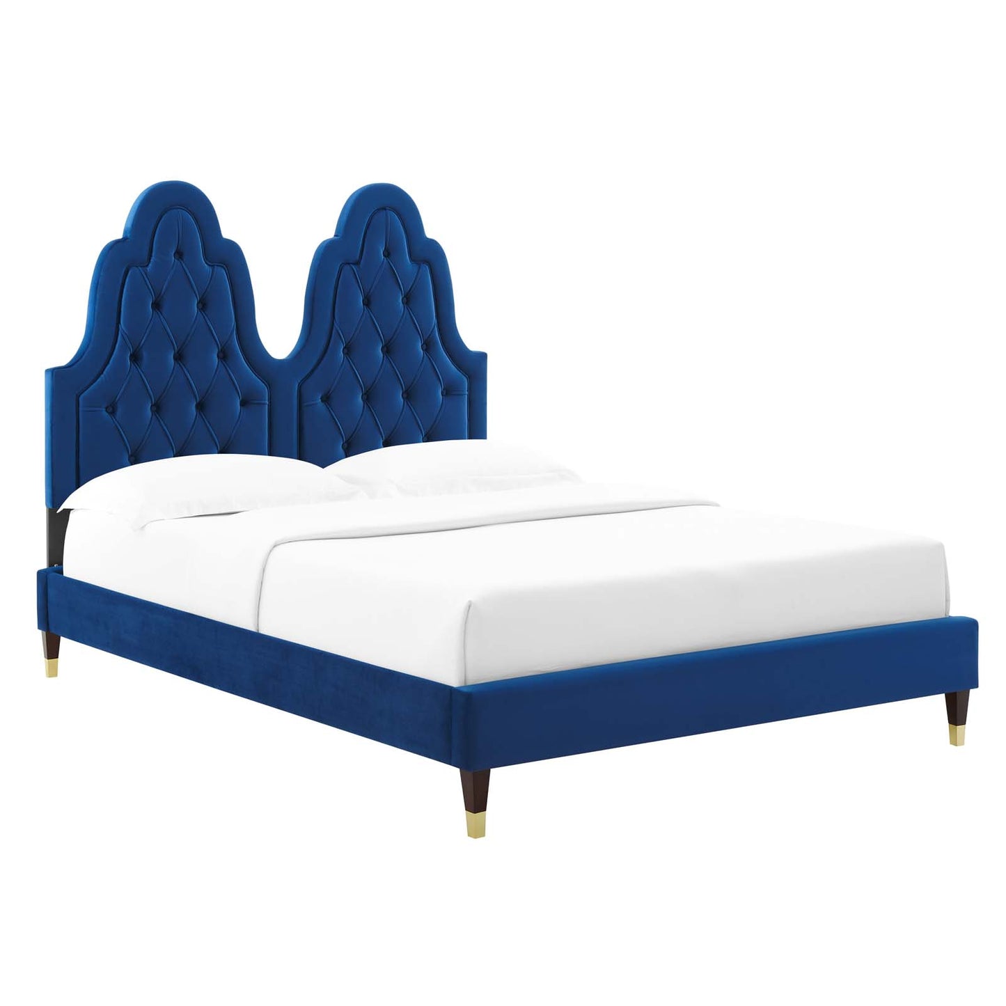 Alexandria Tufted Performance Velvet Full Platform Bed by Modway