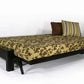 Rockwell Black Walnut Full Wall Hugger Futon Frame (KD) - Futons 4 Less